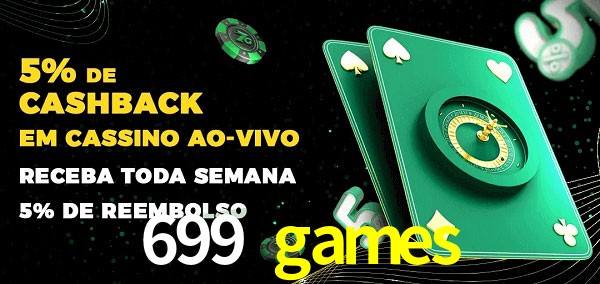 Promoções do cassino ao Vivo 699 games